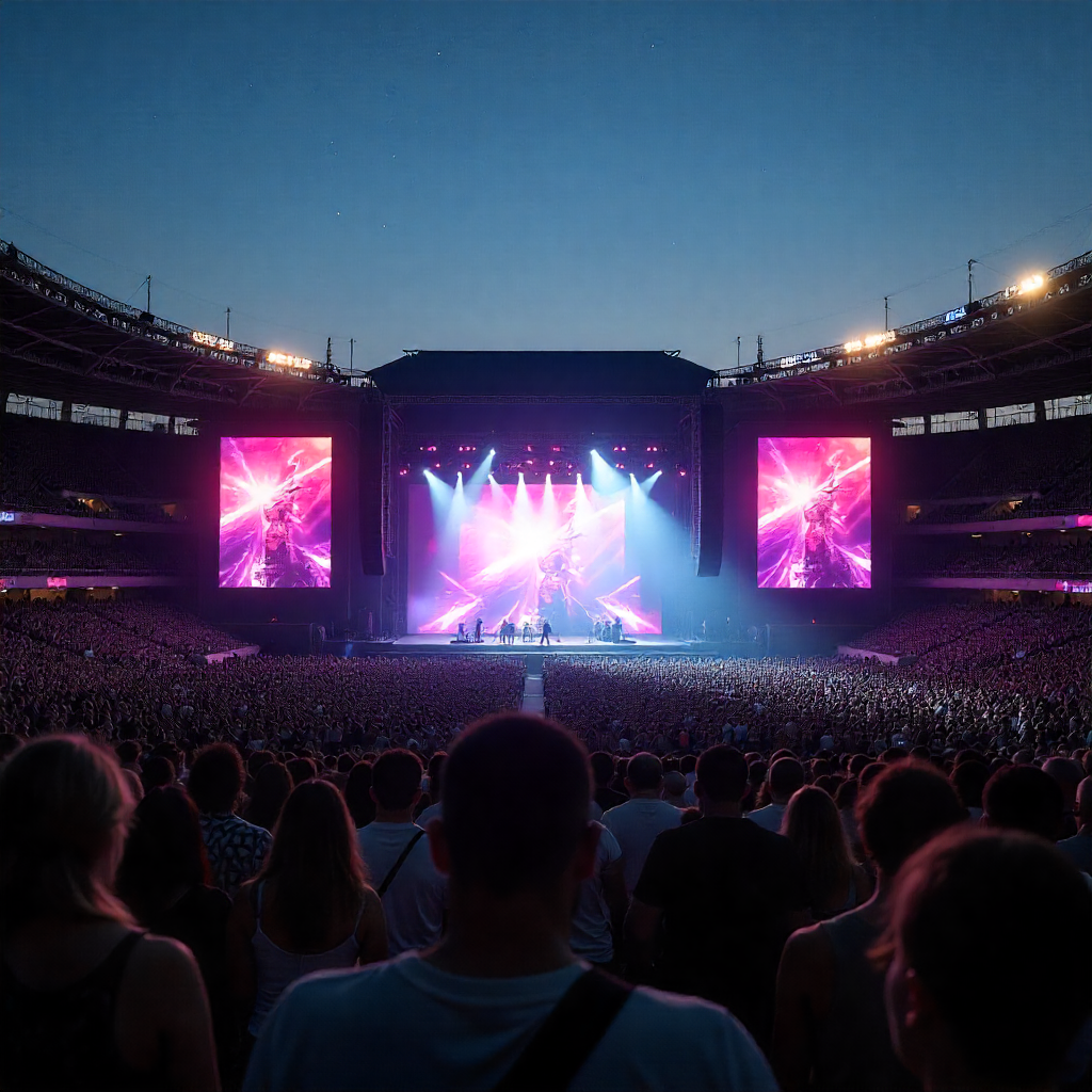 Starry night sky over mountains